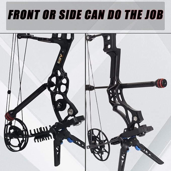 Archery 6″/8″ Bow Stabilizer- Carbon Fiber Bow Balance Bar with Damping System for Compound/Recurve Bow Hunting Archery Accessory Equipment-StrideForce Fitness