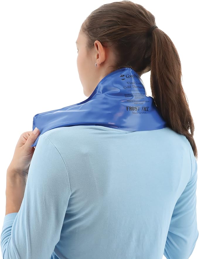 Core Products Flexible Vinyl Intense Cold Therapy Pack for Neck - 6" X 20"-StrideForce Fitness
