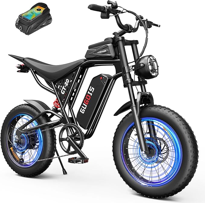 Electric Bike for Adults, Powerful 750W/ 1000W Peak Motor,Up to 25/30MPH, Max 25-45 Miles Long Range, 748.8/624 Wh Removable Battery,Ebike for Mountain,Snow,Sand,Road,Commuter-StrideForce Fitness