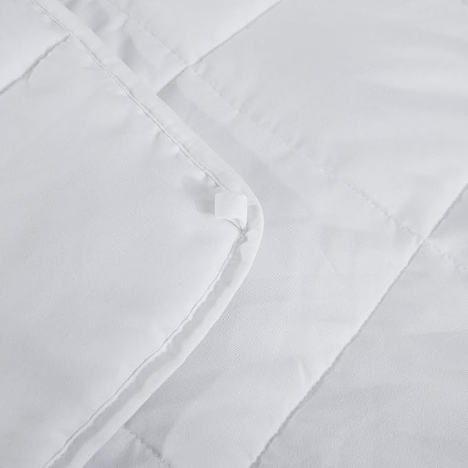 L'AGRATY Weighted Blanket - 60"x80" 15lbs Cooling Breathable Heavy Blanket Microfiber Material with Glass Beads for Adult All-Season Summer Fall Winter Soft Thick Comfort-StrideForce Fitness