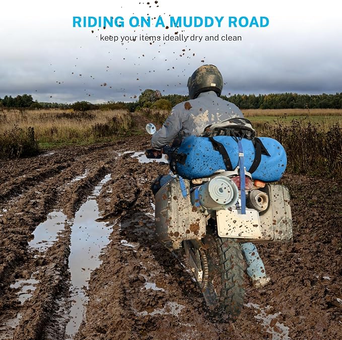 Gonex 40L 60L 80L Extra Large Waterproof Duffle Travel Dry Duffel Bag Heavy Duty Bag with Durable Straps & Handles for Kayaking Paddleboarding Boating Rafting Fishing-StrideForce Fitness