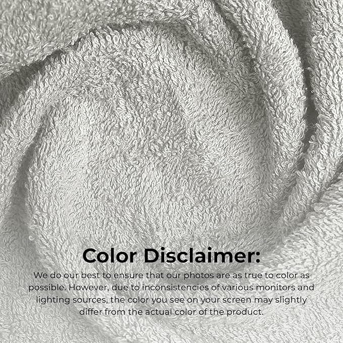 Avalon Salon Towel - Silver Hand Towels Bulk Pack of 24-100% Cotton Absorbent Spa, Facial & Gym Towels for Working Out - 16x27 Inches (Not Bleach Proof)-StrideForce Fitness