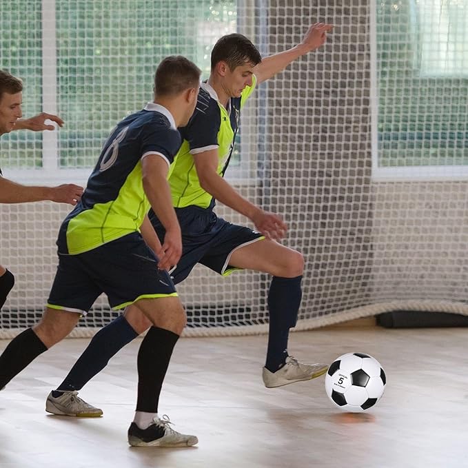 Sotiff 24 Pcs Size 5/4 Soccer Ball Bulk with 24 Pump Deflated Soccer Balls for Kids Teen Football Bulk for Game Training School Team Sports Adults Player Practice Outdoor-StrideForce Fitness