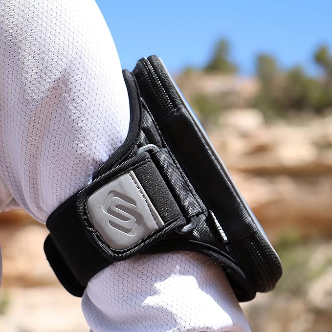Sporteer Entropy E8 Running Armband - Compatible with iPhone 16 Pro Max, 16 Plus, 15/14 Pro Max, 16/15/14 Pro, iPhone 16/15/14, Galaxy S25+, S24+, S23+, Pixel, & Many More Mobile Phones - FITS Cases-StrideForce Fitness