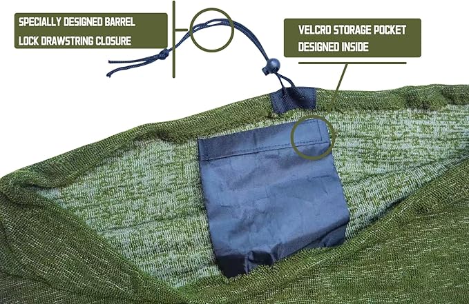 GrowSwell fabric Sock for Surfboard, Treetop Green Surfboard Cover, Surfboard Protection from Scratches, Dings, Wax, UPF 50+ proteciton, Keep 30°F cooler when covered-StrideForce Fitness