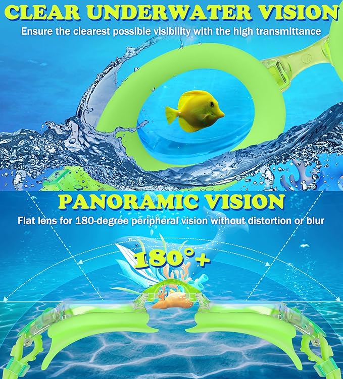 Aegend 2 Pack Kids Goggles, Swimming Goggles for Kids Age 4-16 Boys and Girls Youth, Anti-Fog Waterproof Anti-UV Pool Goggles-StrideForce Fitness