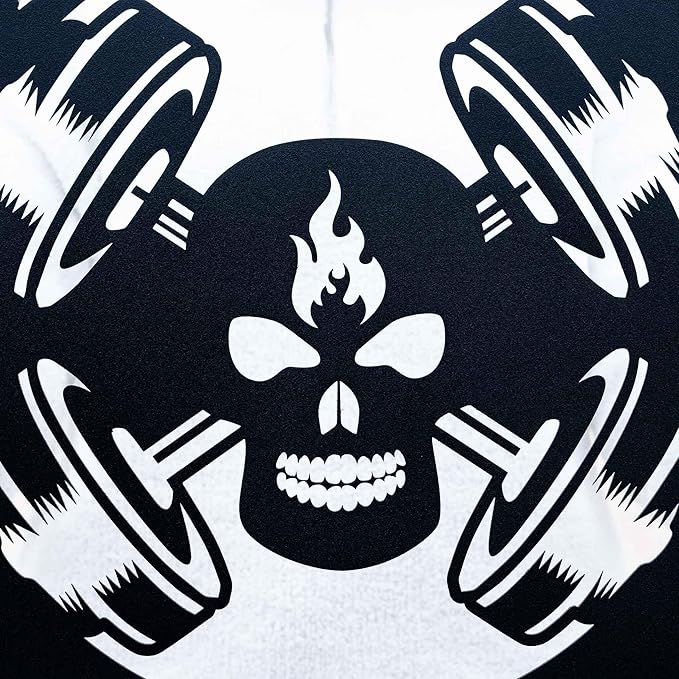 Custom Metal Skull Barbell Gym Name Sign, Dead Lift Den Workout Room Wall Art, Personalized Home Gym Sign, Custom Gym Decor, Workout Garage-StrideForce Fitness