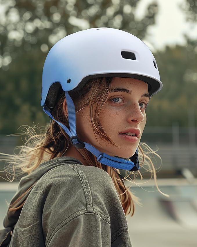 OutdoorMaster Skateboard Cycling Helmet - Two Removable Liners Ventilation Multi-Sport Scooter Roller Skate Inline Skating Rollerblading for Kids, Youth & Adults-StrideForce Fitness