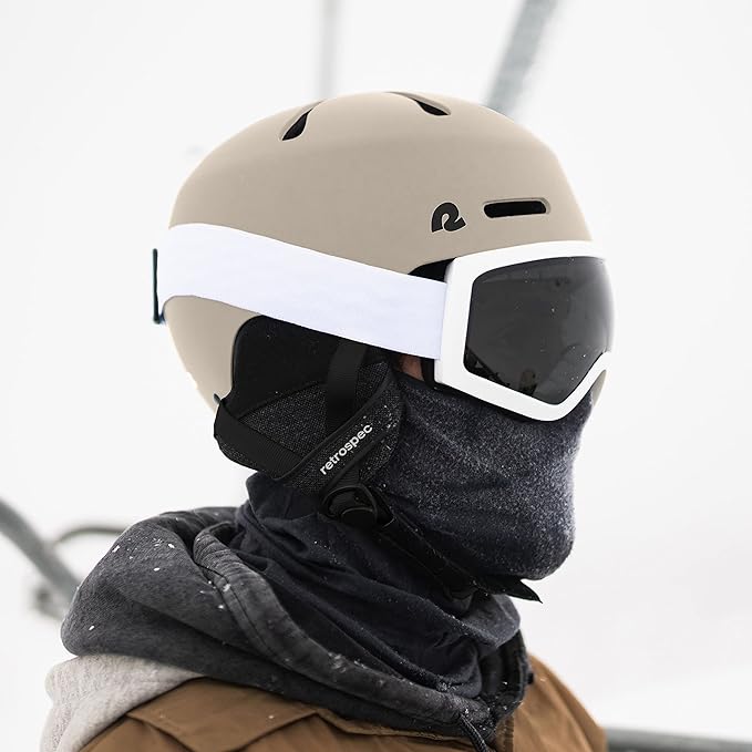 Retrospec Comstock Ski Helmet - Snowboard Helmet for Adults & Youth - Adjustable Fit Snow Helmet with Protective Shell and Breathable Vents for Men, Women, Boys & Girls-StrideForce Fitness