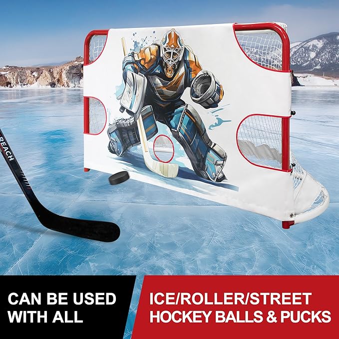 Hockey Shooting Target for Net - Hockey Net Goalie Target -Hockey Goal Targets for Practicing Shooting Accuracy - Hockey Training Equipment-StrideForce Fitness