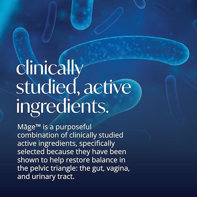 Māge by Solv Wellness Probiotic for Her, Daily Women’s Prebiotic and Probiotics Blend Nutritional Supplements for Digestive, Vaginal PH Balance, Urinary Tract Health Support, 30 Capsules-StrideForce Fitness