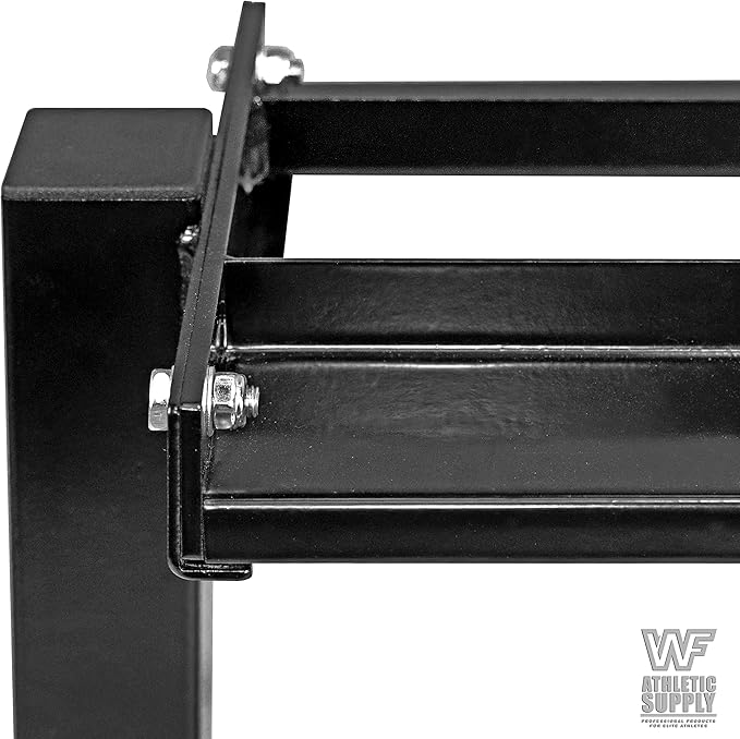 WF Athletic Supply Rubber Coated Hex Dumbbell Set with Two Tier Premium Storage Rack Built for Strength Building, Weight Loss & Home Gym ??Multiple Sets Available