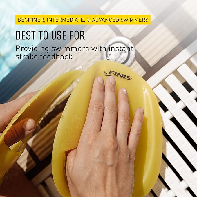 FINIS Agility Floating Swim Paddles - Strapless Design for Stroke Technique - Instant Feedback-StrideForce Fitness