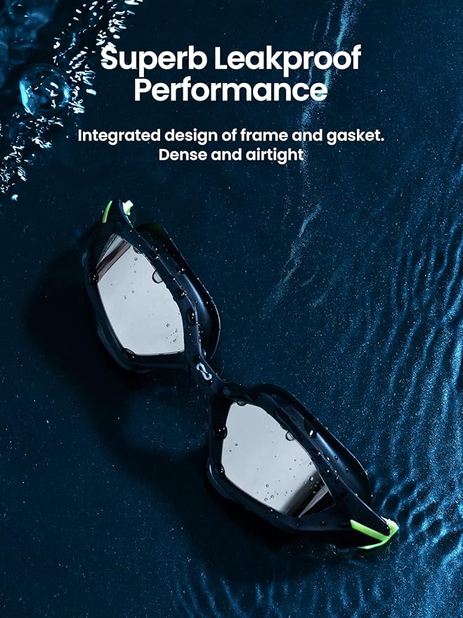 COPOZZ Men's Swim Goggles, Swimming Goggles Anti-fog No Leaking UV Protection for Adult men-StrideForce Fitness