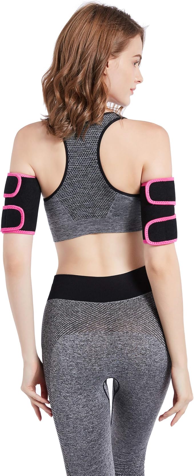 Bakerdani Hot Sweat Neoprene Compression Arm Sauna Sleeves Slimmer Bands Wraps Arm Trimmers for Men & Women (a Pair)-StrideForce Fitness