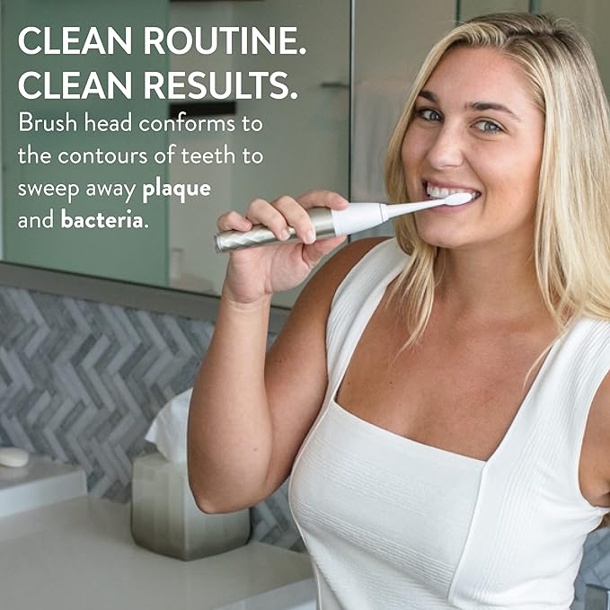 TAO Clean Sonic Electric Toothbrush Replacement Heads (2-Pack) – Orthodontic Head – Replacement Heads for the TAO Clean Electric Toothbrush and Docking Station