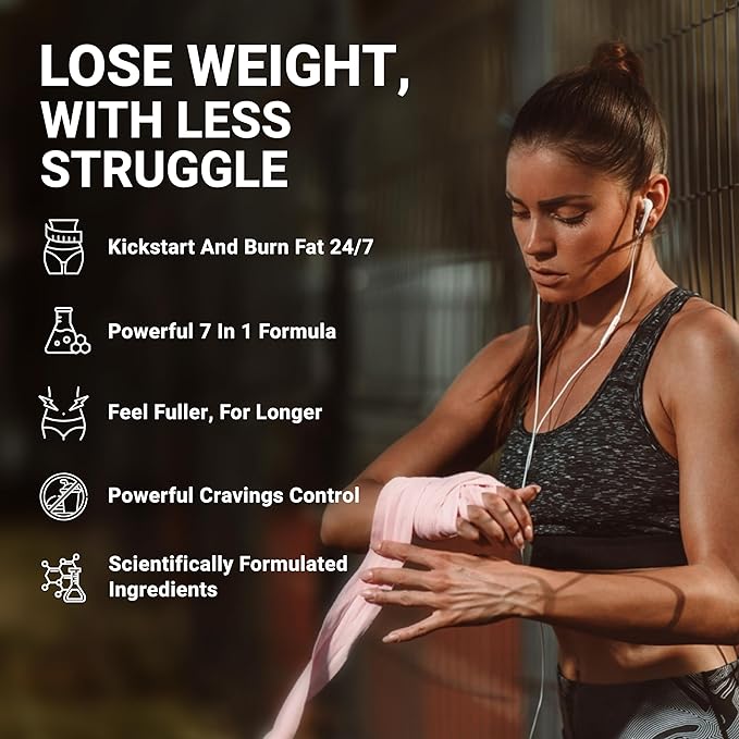 Harmony Glow: ByeBye Cravings - Weight Loss Pills for Women & Powerful Appetite Support | 7 Research Backed Ingredients for Diet Results, Stamina, Energy & Shed Fat - 60 Caps for Adults-StrideForce Fitness