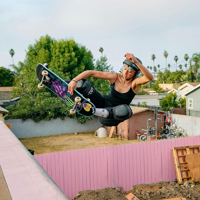 Triple Eight Certified Sweatsaver Helmet for Skateboarding, BMX, Roller Derby, Roller Skating, Inline Skating, Scooter and Bike-StrideForce Fitness