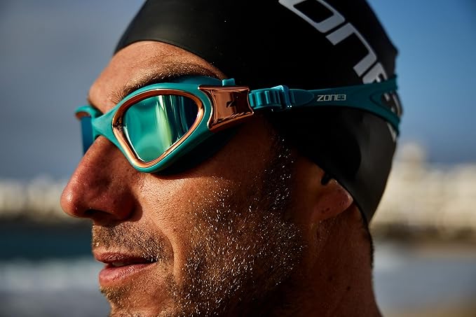 ZONE3 Vapor OWS Goggles - Teal Cream Copper-StrideForce Fitness