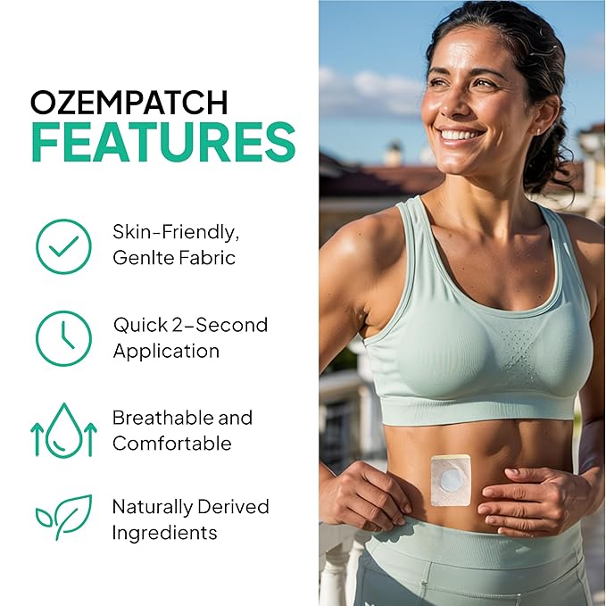 Rejuvacare Ozempatch The Official - 1 Months Supply - Easy Daily Application -StrideForce Fitness