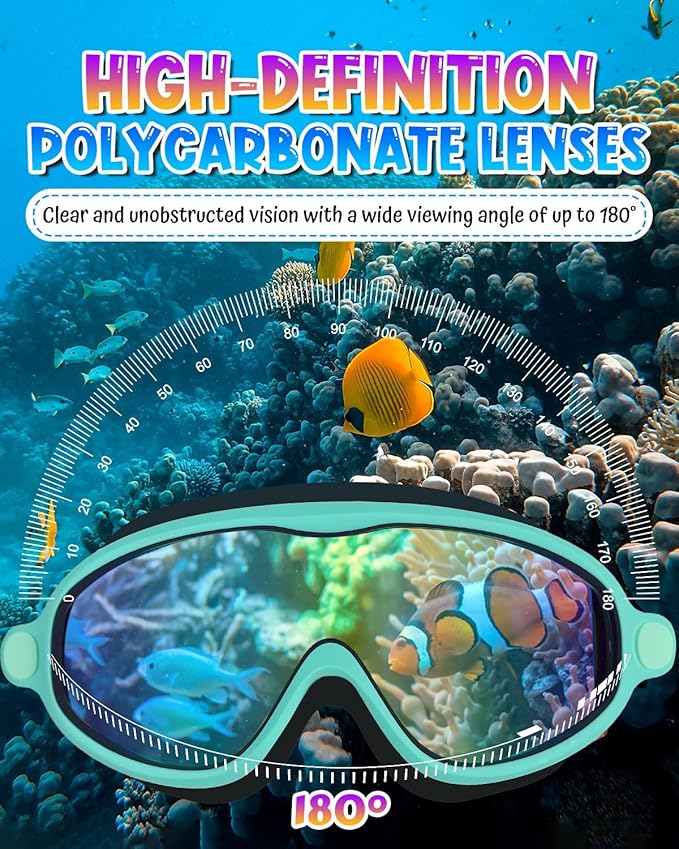 Rantizon Swim Goggles 2 Pack, Wide View Anti Fog&UV Swimming Goggles for Audlt, No Leaking Swim Glasses for Men Women Kids-StrideForce Fitness