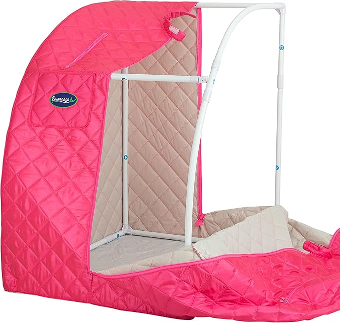 Durasage Portable Steam Sauna for Home Use – Foldable Full Body Personal Spa Tent with 800W Steam Generator, 60-Min Timer, Chair Included, Lightweight Design-StrideForce Fitness