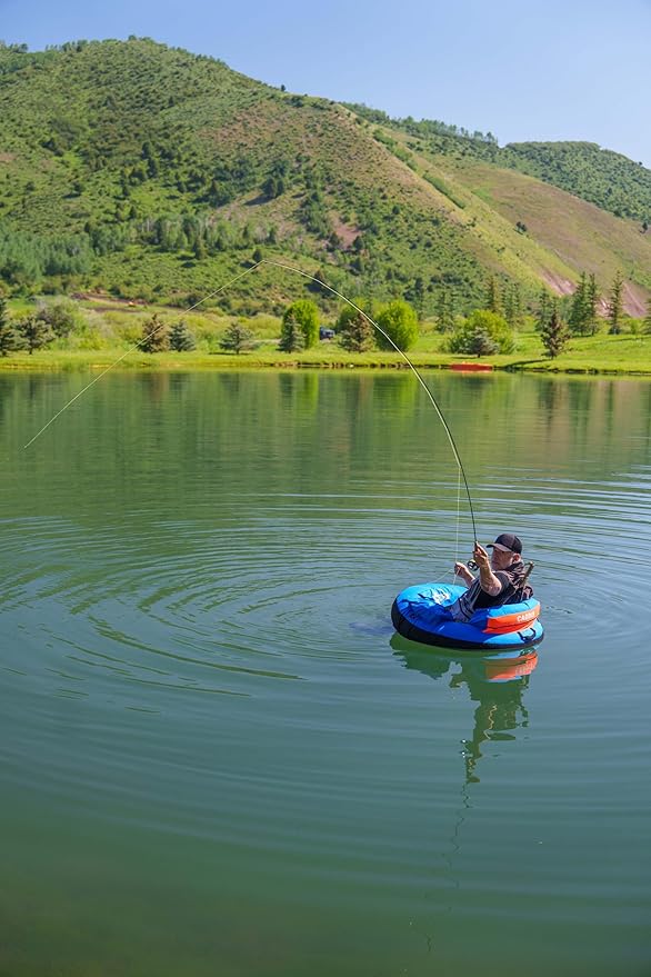 High Sierra II Inflatable Float Tube for Fishing and Angling by Caddis Sports-StrideForce Fitness