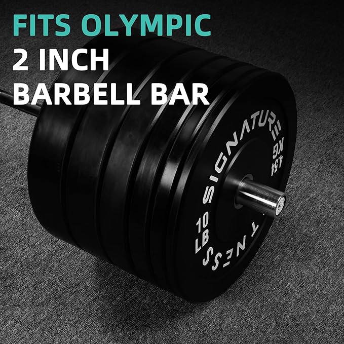 Olympic Bumper Plates Set, 2" Weight Plates for Strength Training & Weightlifting, Paris or Set or Set with Barbell, Multiple Options-StrideForce Fitness