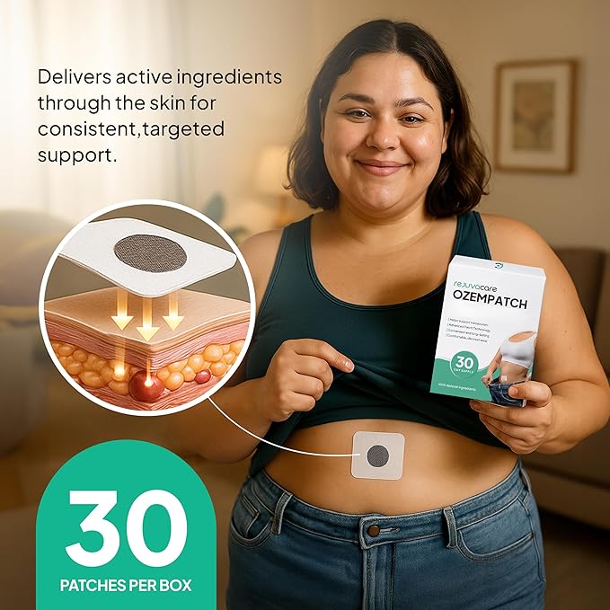 Rejuvacare Ozempatch The Official - 1 Months Supply - Easy Daily Application -StrideForce Fitness