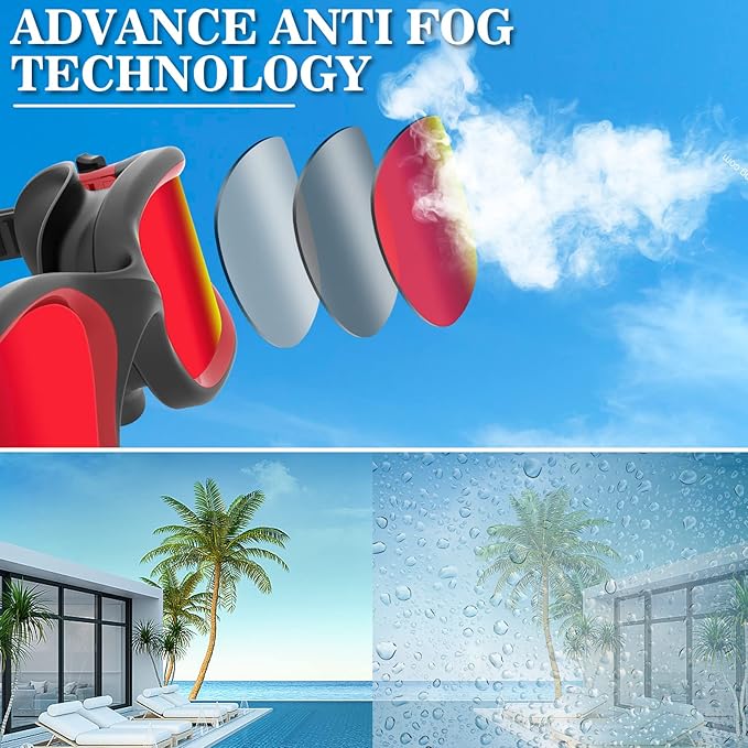 WIN.MAX Polarized Swimming Goggles Swim Pool Goggles Anti Fog Anti UV No Leakage Clear Vision for Men Women Adults Teenagers-StrideForce Fitness