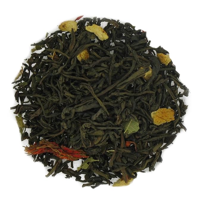 English Tea Store Blood Orange Flavored Black Loose Leaf Tea Pouches - 4oz | Ceylon Black Tea Blend with Sweet Citrus Notes | Fresh Fruity Aroma | Perfect Hot or Iced Tea-StrideForce Fitness