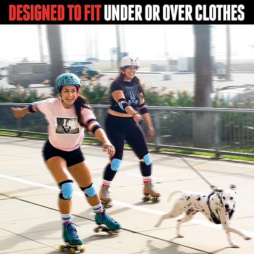 Triple Eight Covert Knee Pads – Ideal for Roller Skating, Biking, BMX, and Skateboarding-StrideForce Fitness