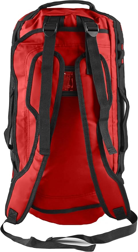 Element Equipment Trailhead Duffel Bag Shoulder Straps Waterproof Red Medium-StrideForce Fitness