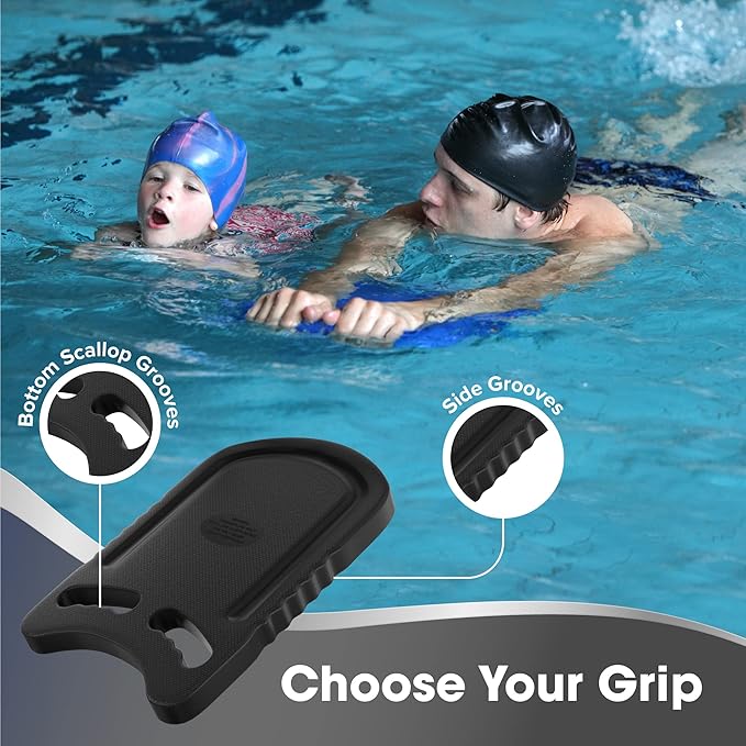Kickboard Adult & Youth Swim Buoy Aid Leg Kick Exercise Training Float for Swimming Pool or Open Water Foam Equipment | High Buoyancy | Non-Slip | EVA Material & BPA Free-StrideForce Fitness