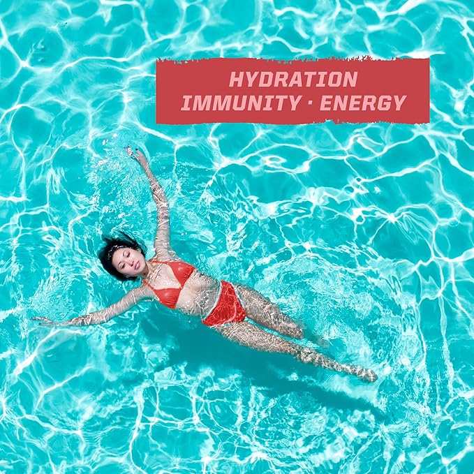 Sunwarrior Hydration Powder Electrolyte Packets Powder | Strawberry Colada Flavored | 18 Stick Packs 126g Pouch | Vegan and Plant-Based Sugar Free | B12 Elderberry and Electrolytes | Active Hydration-StrideForce Fitness