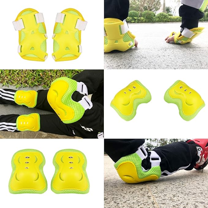 BOSONER Kids/Youth Knee Pad Elbow Pads Guards Protective Gear Set for Roller Skates Cycling BMX Bike Skateboard Inline Skatings Scooter Riding Sports-StrideForce Fitness