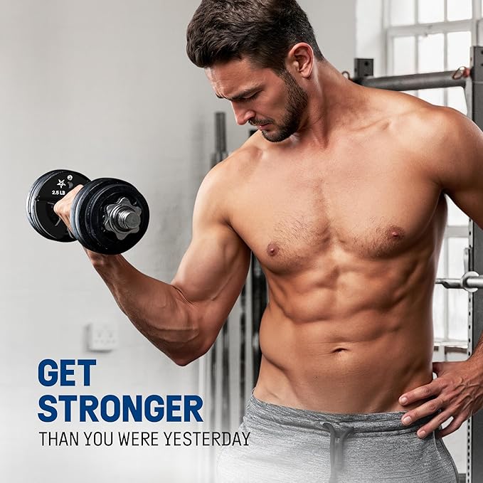 Yes4All Fractional Weight Plates Set, Available In Steel And Rubber, Set of 2/4/6 Plates in 1.25LB, 2.5LB, or 5LB Sizes, Micro Change Plates for Dumbbell and Olympic Barbell Weightlifting-StrideForce Fitness