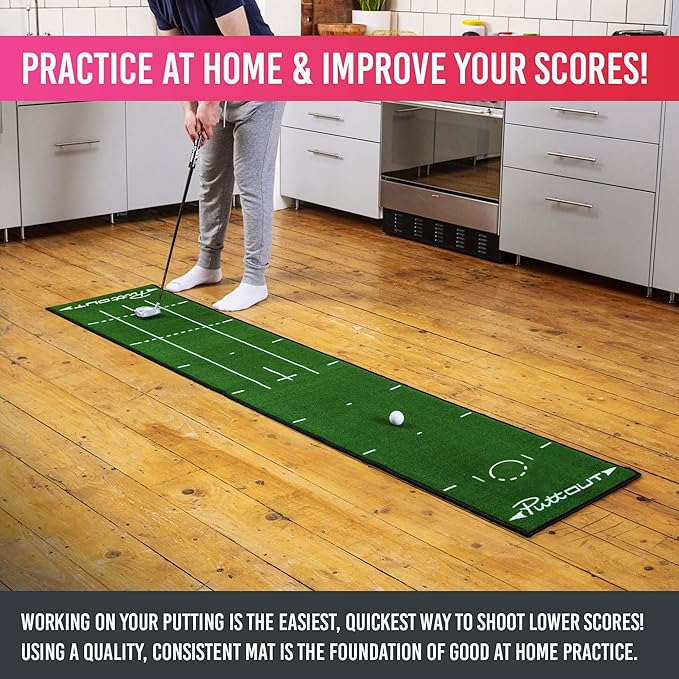 PuttOUT Pro Golf Putting Mat-StrideForce Fitness