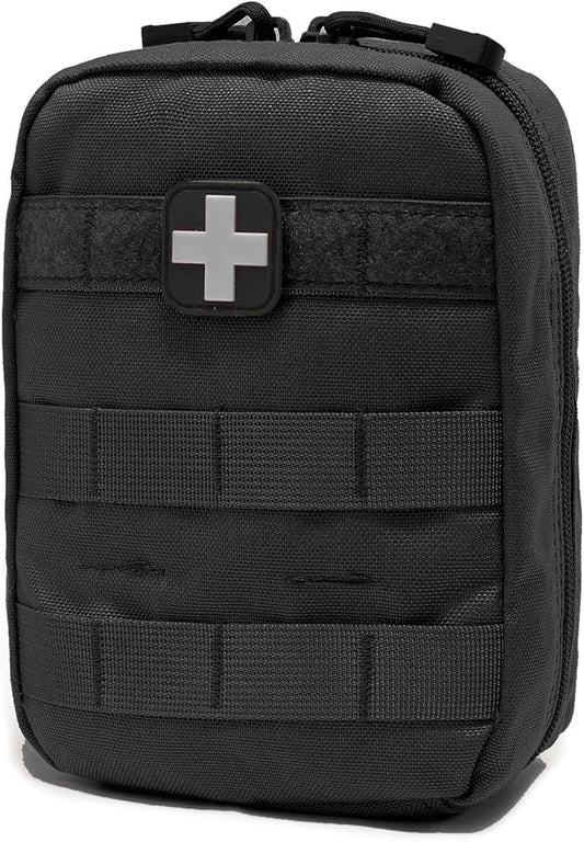 EMT Pouch MOLLE Ifak Pouch Tactical MOLLE Medical First Aid Kit Utility Pouch Carlebben (with Medical Supplies)-StrideForce Fitness