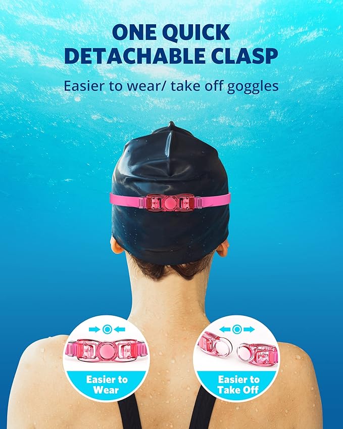 Aegend Swim Goggles, Swimming Goggles No Leaking Full Protection Adult Men Women Youth-StrideForce Fitness