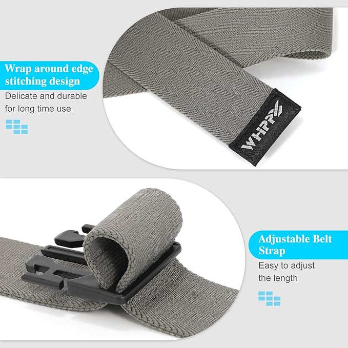 WHIPPY Mens Elastic Stretch Belt Unisex Adventure Web Belt for Women Men with Non-Metal Buckle Adjustable Belts-StrideForce Fitness
