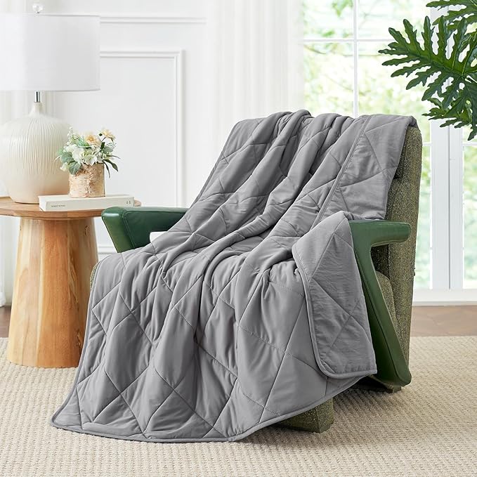 Cozy Bliss Cooling Blanket for Hot Sleepers, Q-Max 0.4 Cooling Comfort for Girls Boys, Cold Blankets for Night Sweats Sleeping, Ultra-Cool Lightweight Breathable Summer Blanket for Travel-StrideForce Fitness