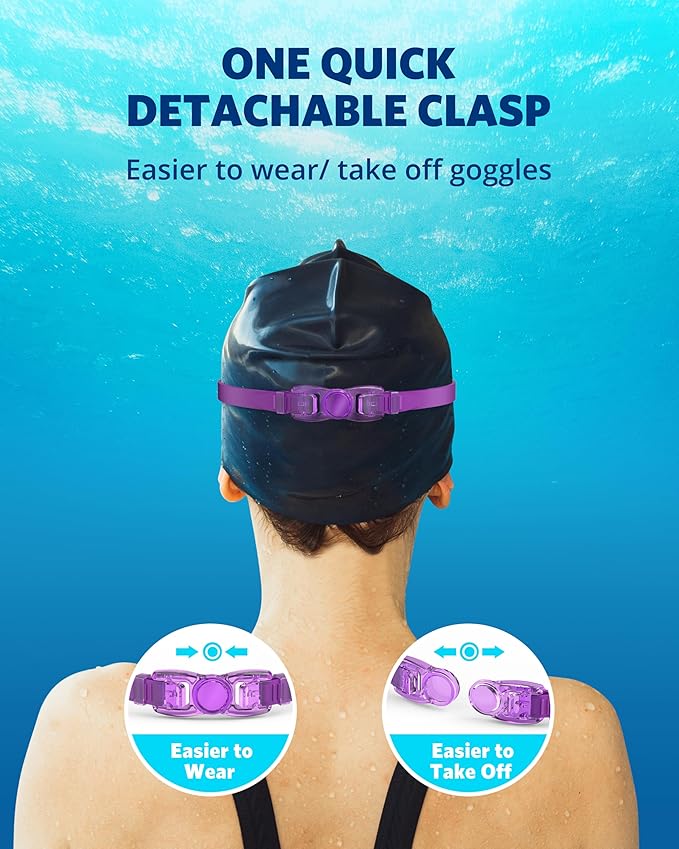 Aegend Swim Goggles, Swimming Goggles No Leaking Full Protection Adult Men Women Youth-StrideForce Fitness