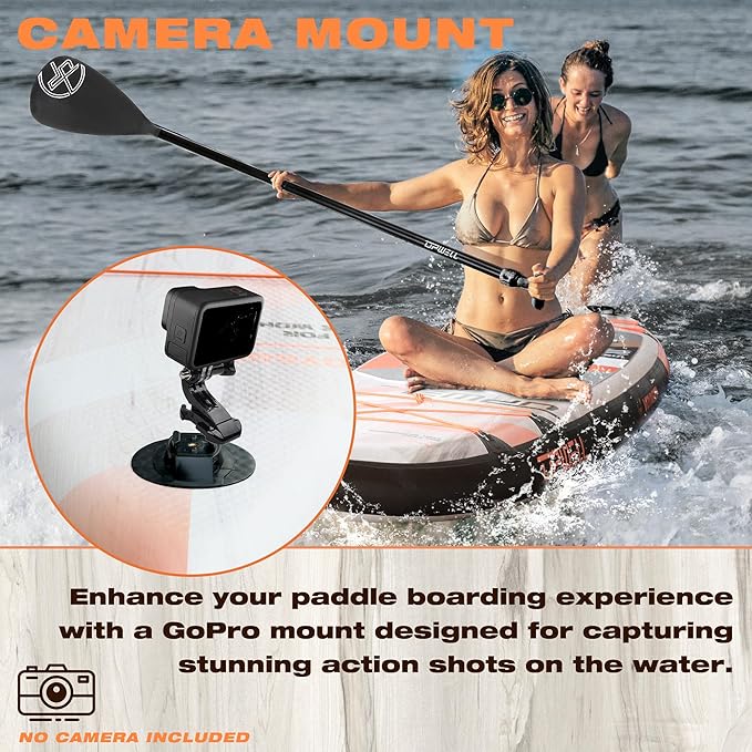 UPWELL 11’6”/11'2”/11'/10'8”/10'6”/10'2” Inflatable Stand Up Paddle Board with sup Accessories Including Backpack, Repairing Kits, Non-Slip Deck, Leash, 3 Fins, Paddle and Hand Pump-StrideForce Fitness