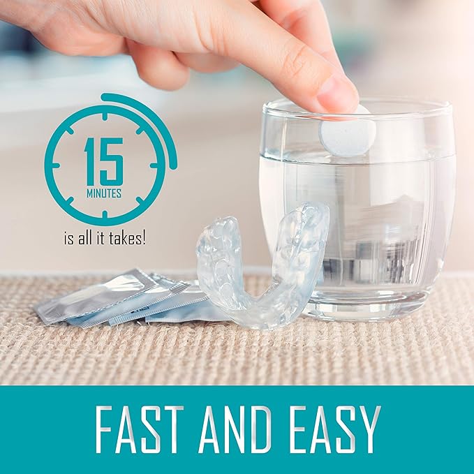 Retainer and Denture Cleaner 150 Tablets, 5 Month Supply Cleaning Tablets Denture Cleaners Remove Bad Odors, Plaque, Stains From Night Guards, Mouth Guards, Dental Appliance