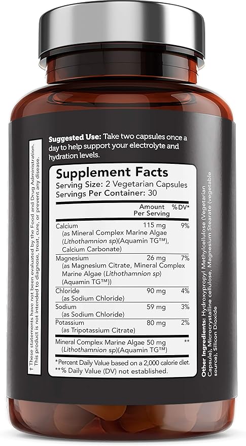 Vitamin Bounty Recover On Keto Electrolytes - Keto Supplements, Electrolytes Pills, Electrolyte Supplement, Keto Vitamins, Sugar Free Hydration, Boost Energy, GLP 1 Support- 60 Capsules-StrideForce Fitness