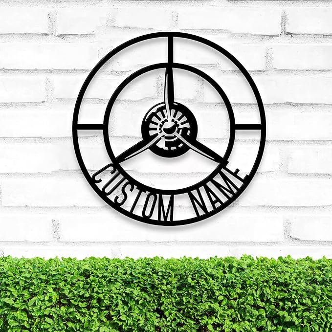 Personalized Pilot Metal Sign, LED Light Pilot Metal Wall Art, Custom Pilot Name Sign, Christmas Gift, Decoration Airforce, Xmas Gifts-StrideForce Fitness