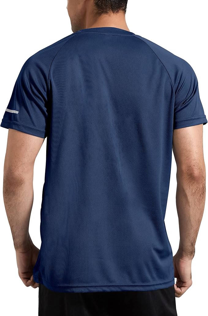 Boyzn 1, 3, 5 or 7 Pack Men's Workout Running Shirts, Dry Fit Moisture Wicking T-Shirt, Gym Athletic Short Sleeve Tee Shirts-StrideForce Fitness