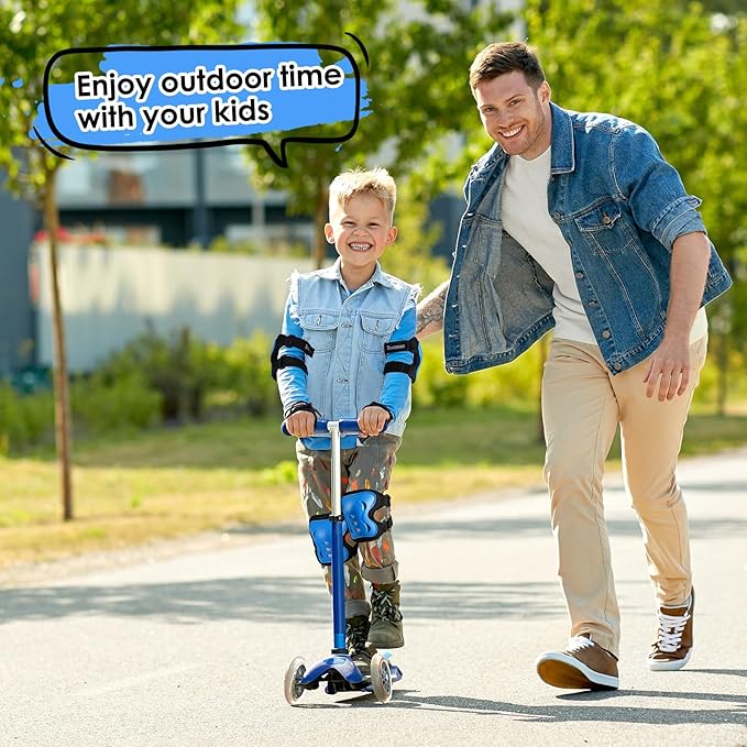 BOSONER Kids/Youth Knee Pad Elbow Pads Guards Protective Gear Set for Roller Skates Cycling BMX Bike Skateboard Inline Skatings Scooter Riding Sports-StrideForce Fitness