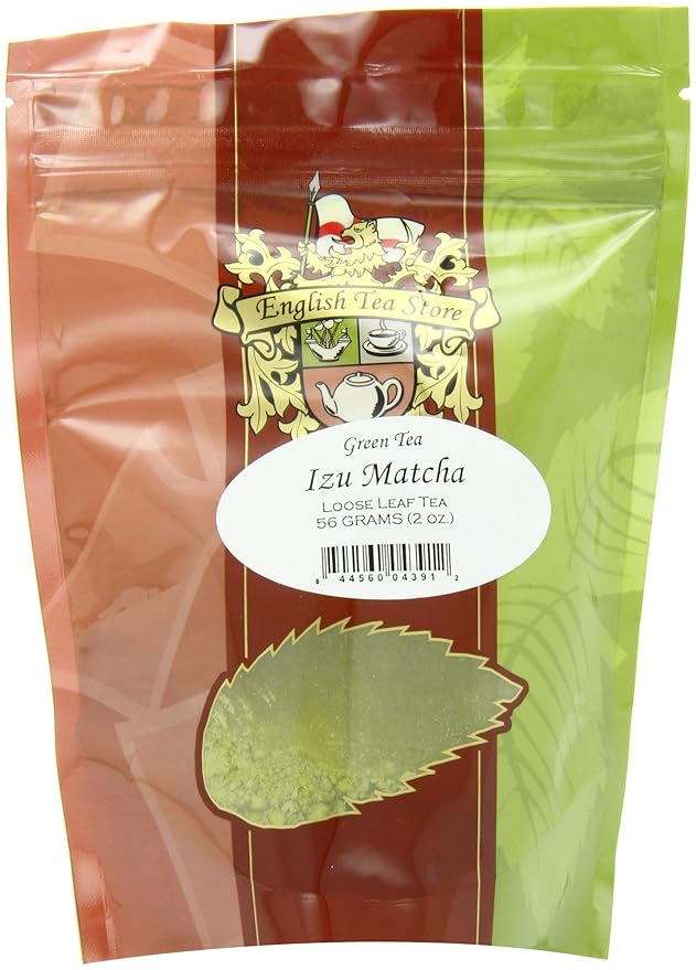 English Tea Store Loose Leaf, Izu Matcha Japanese Green Tea, 2 Ounce-StrideForce Fitness